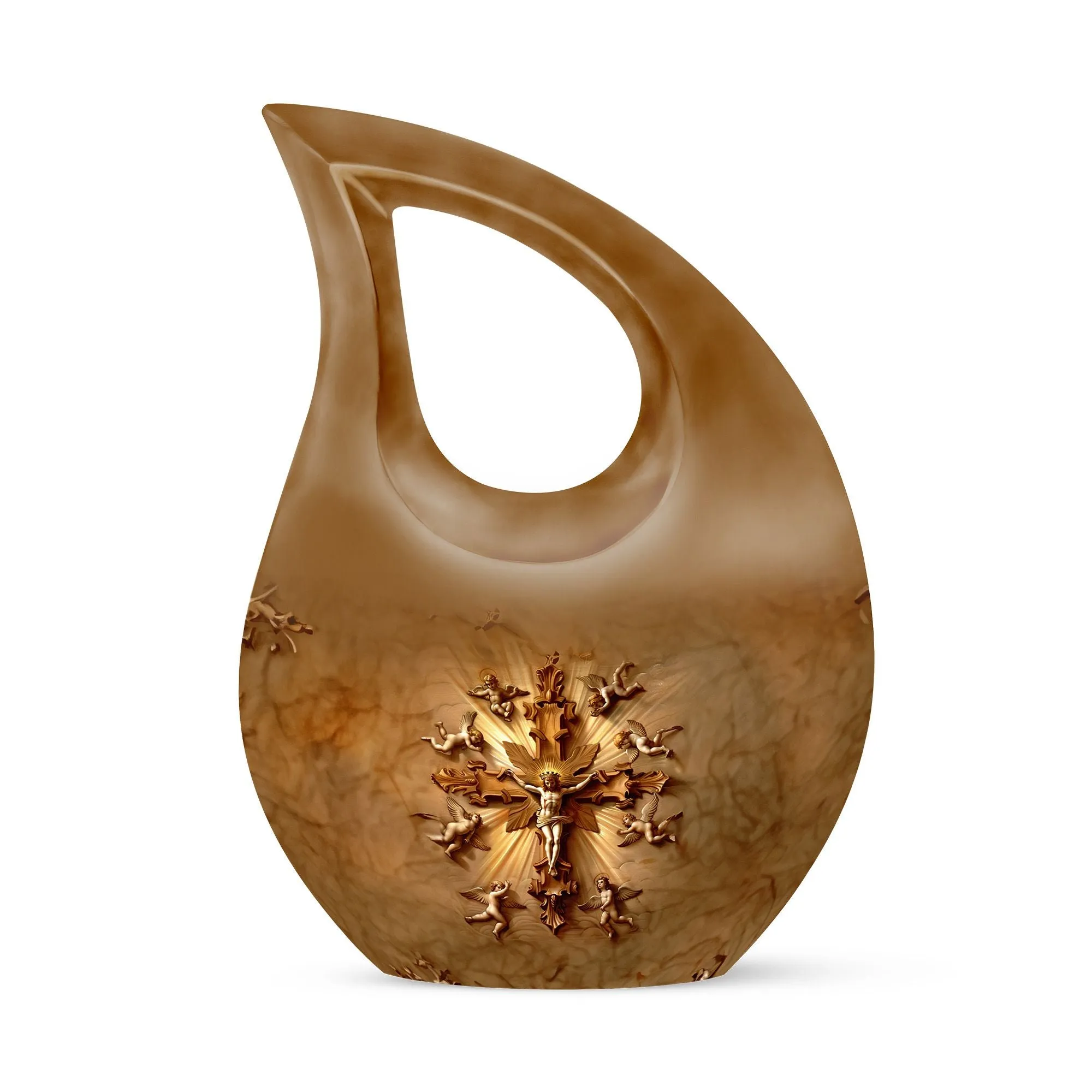 Catholic Urn: Perfect Memorials Cremation Urn For Human Ashes