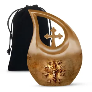 Catholic Urn: Perfect Memorials Cremation Urn For Human Ashes
