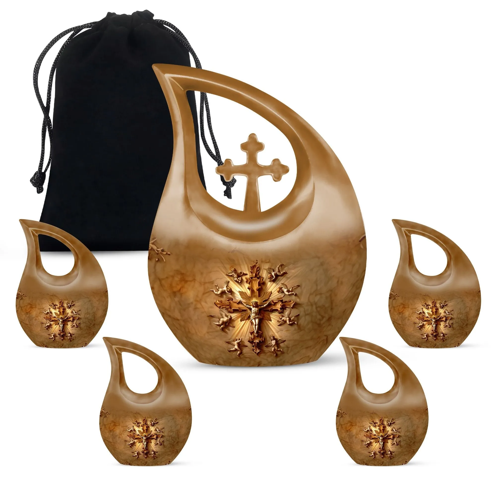 Catholic Urn: Perfect Memorials Cremation Urn For Human Ashes