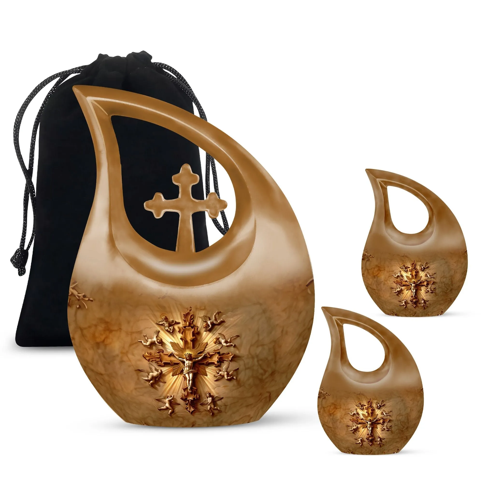 Catholic Urn: Perfect Memorials Cremation Urn For Human Ashes