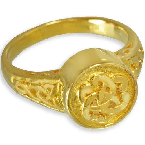 Celtic Cremation Ring Memorial Jewelry for Cremated Remains