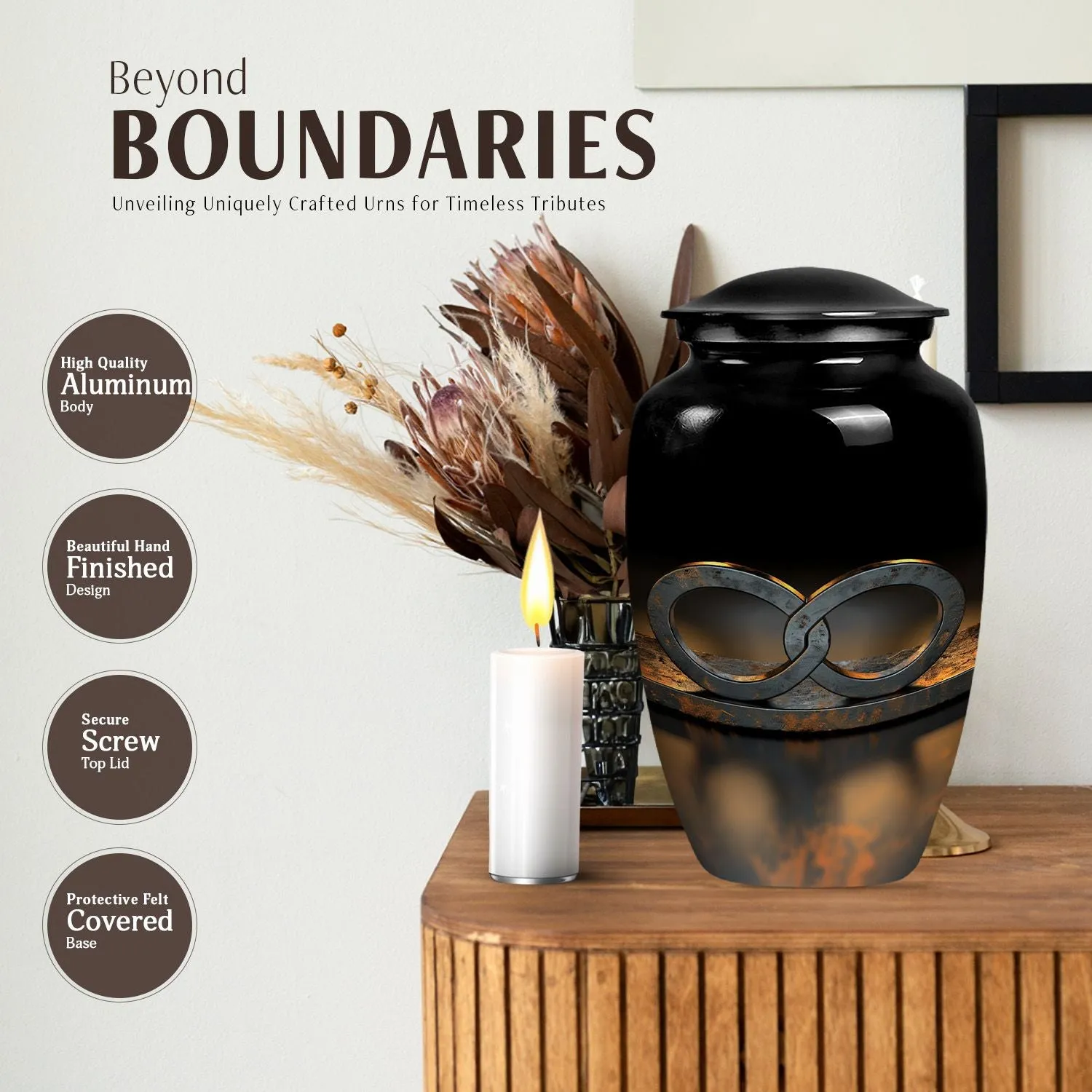 Ceremonial Catholic Urn for Ashes The ideal solution
