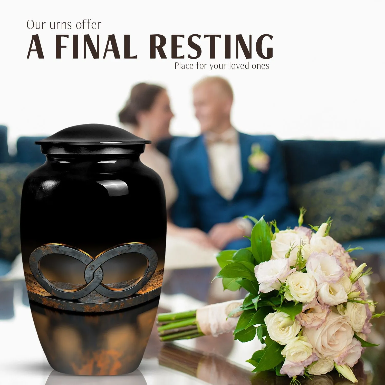 Ceremonial Catholic Urn for Ashes The ideal solution