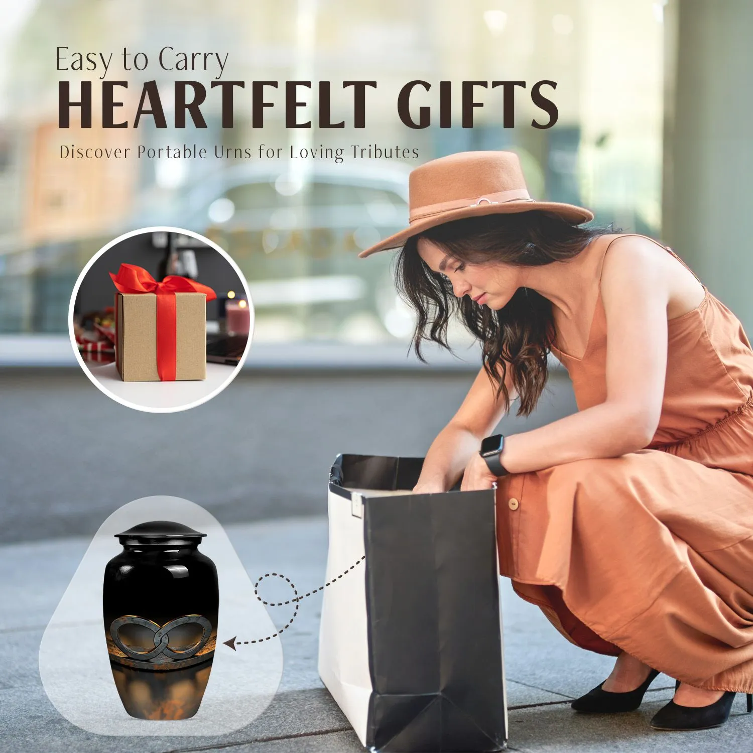 Ceremonial Catholic Urn for Ashes The ideal solution