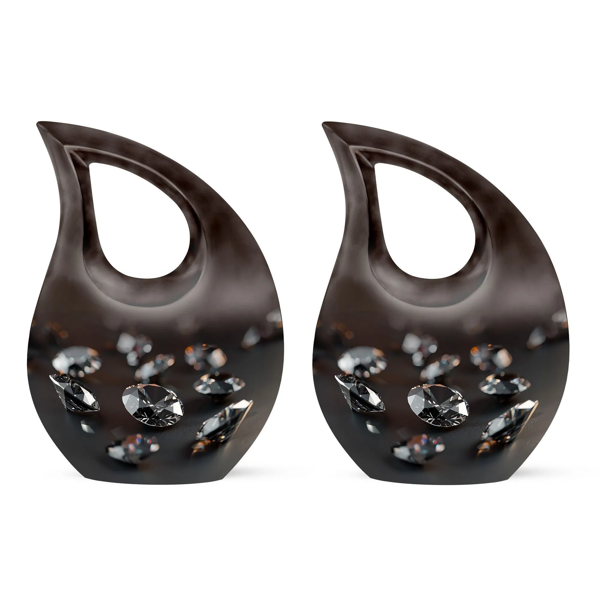 Ceremonial Diamond Urn: Devotion Keepsake for Human Ashes