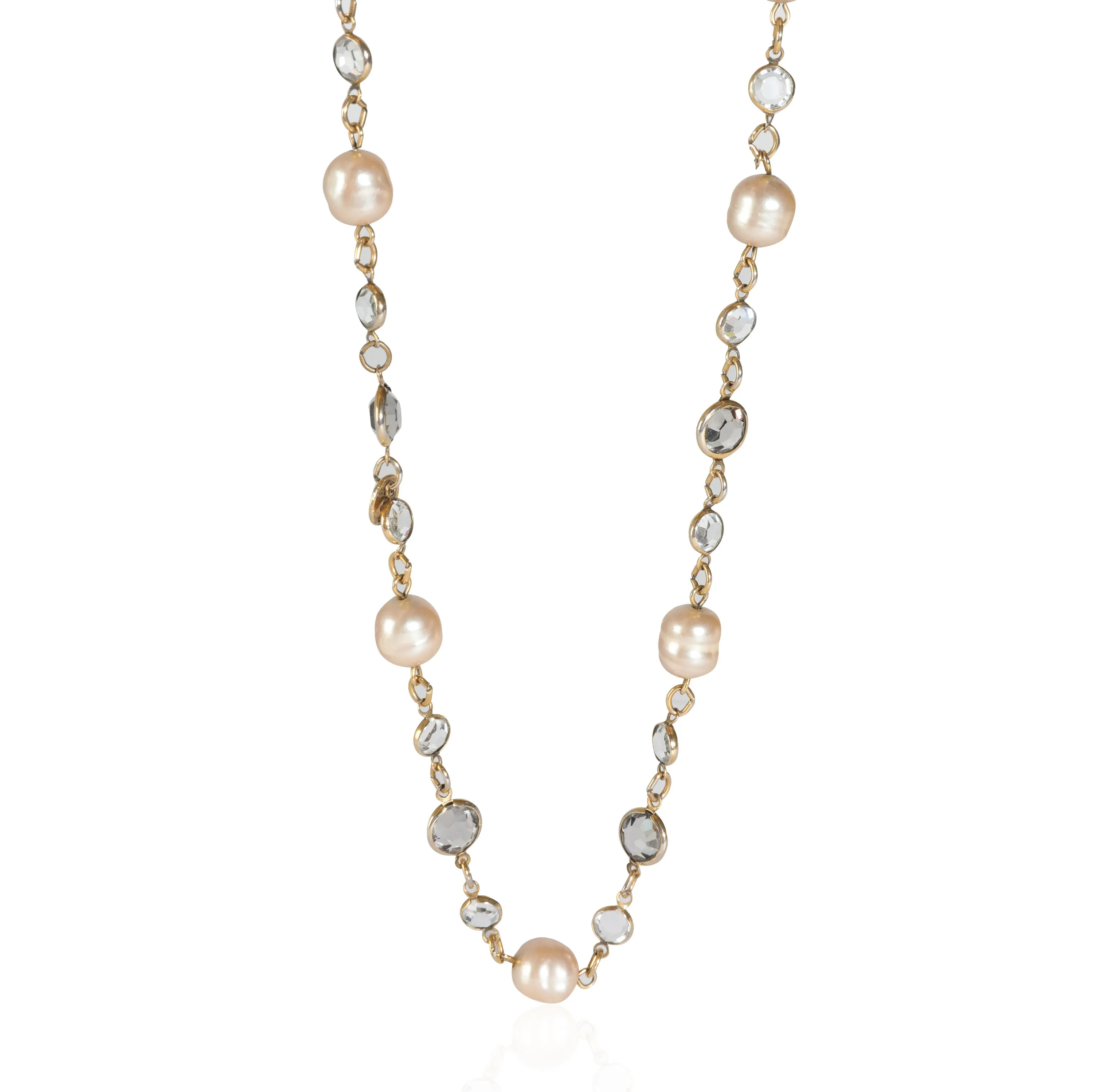 Chanel 1981 Vintage Gripoix Necklace in Gold Plated