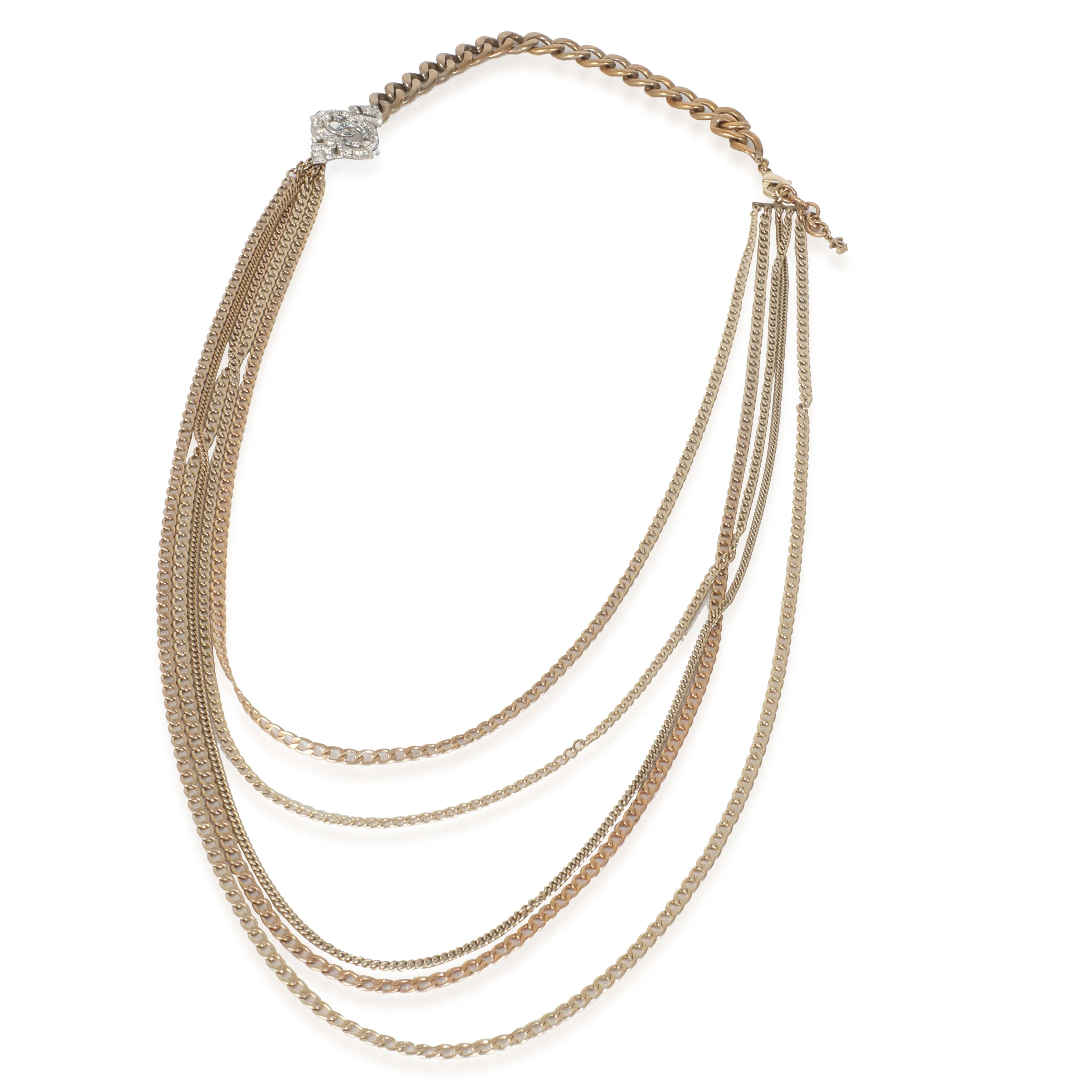 Chanel Gold-Plated  2016 Multistrand Necklace