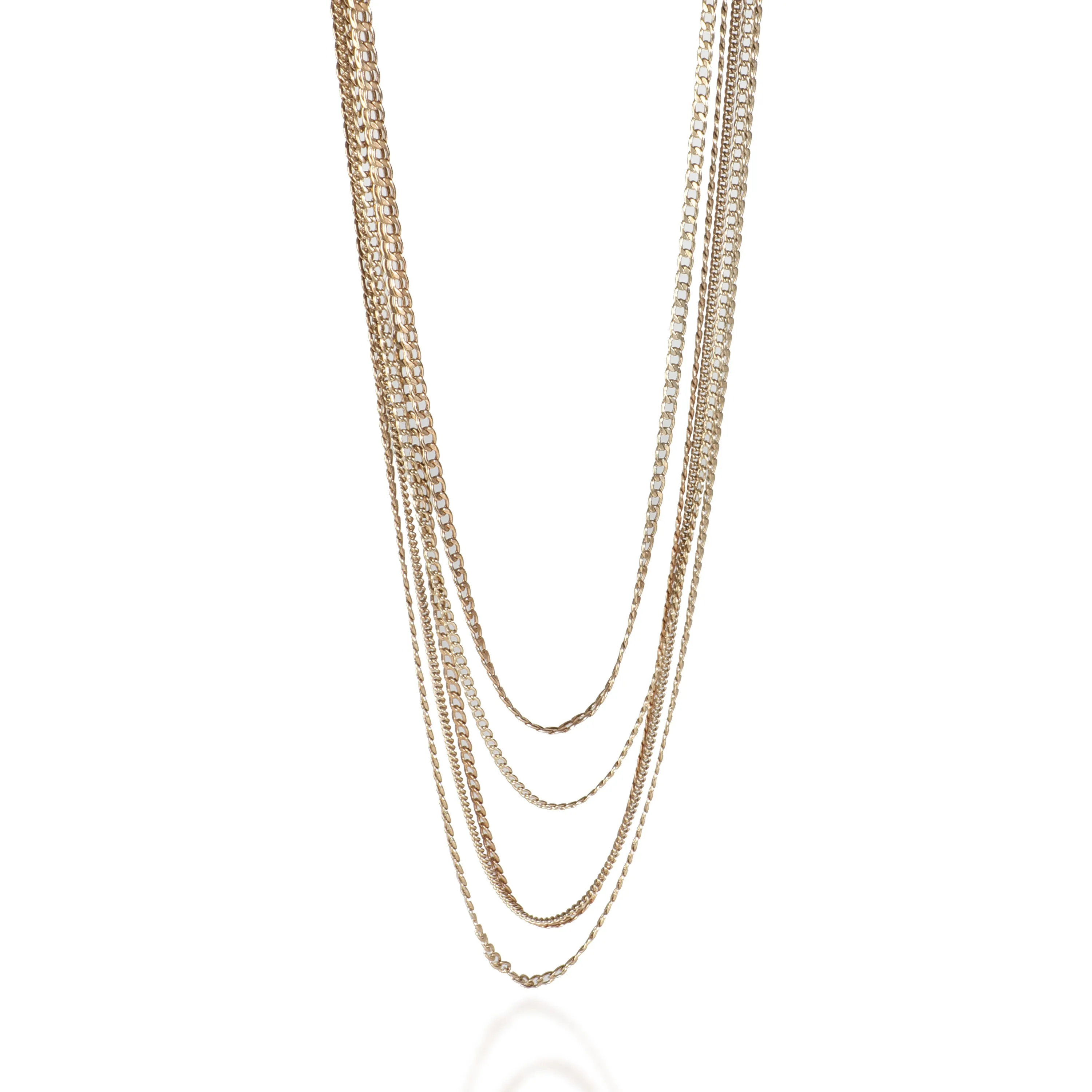 Chanel Gold-Plated  2016 Multistrand Necklace