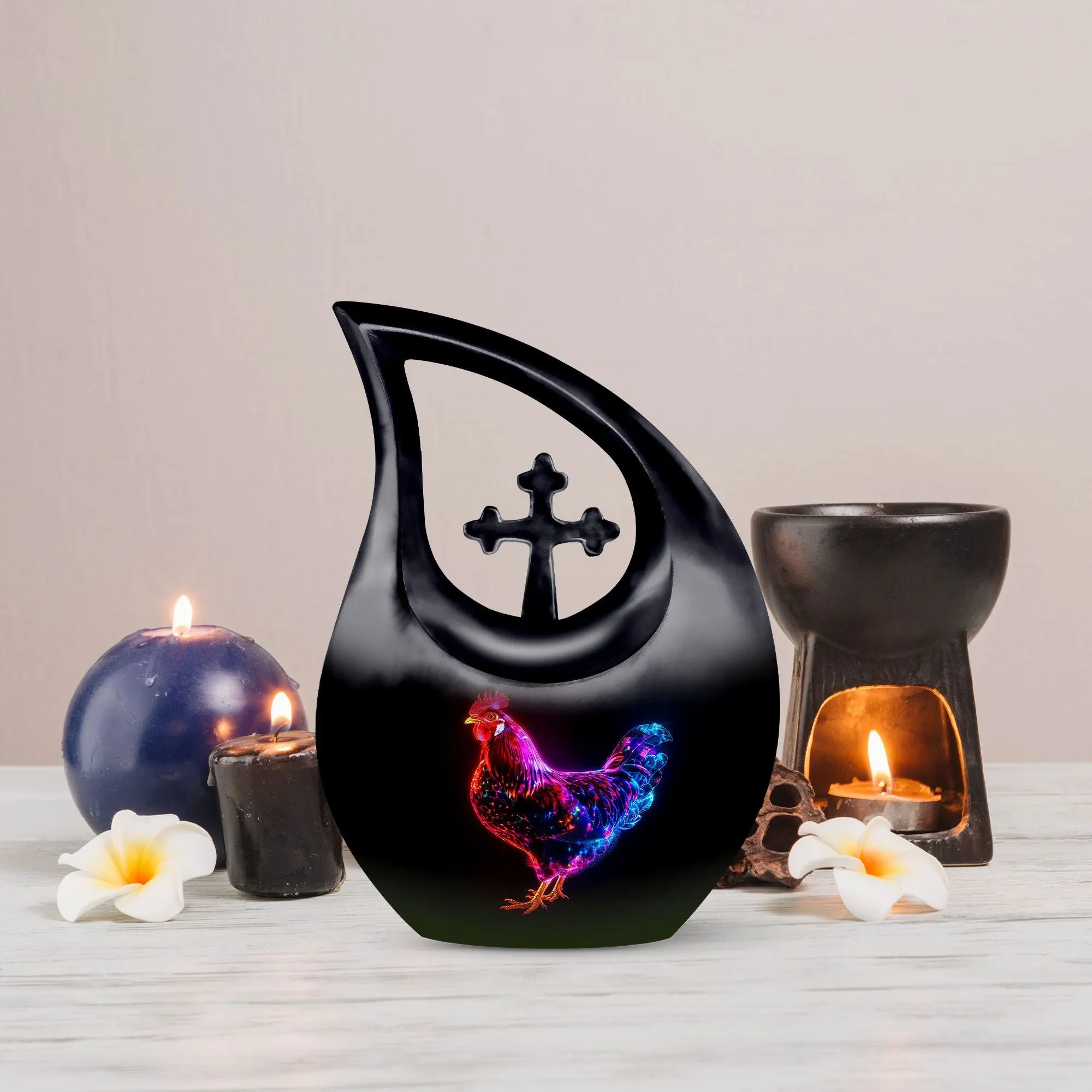 Chicken Inspired Mini Urn metal urn for sale small mini urn