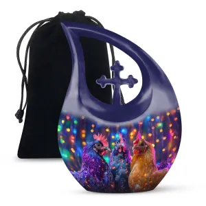 Chicken Merciful Rest Affordable Memorial funeral urn for ashes