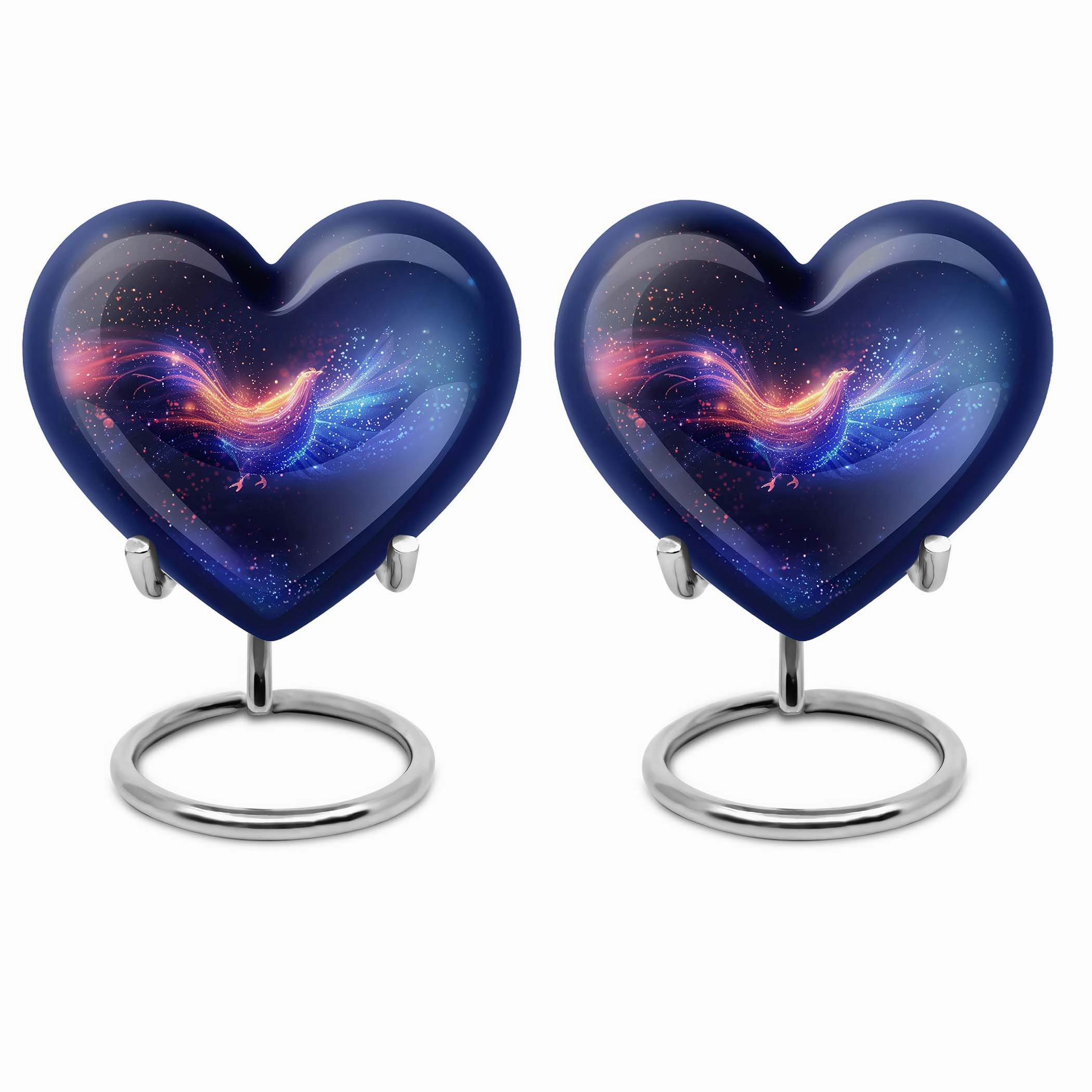 Chicken Heart Cremation Urn - Large Dignified Storage