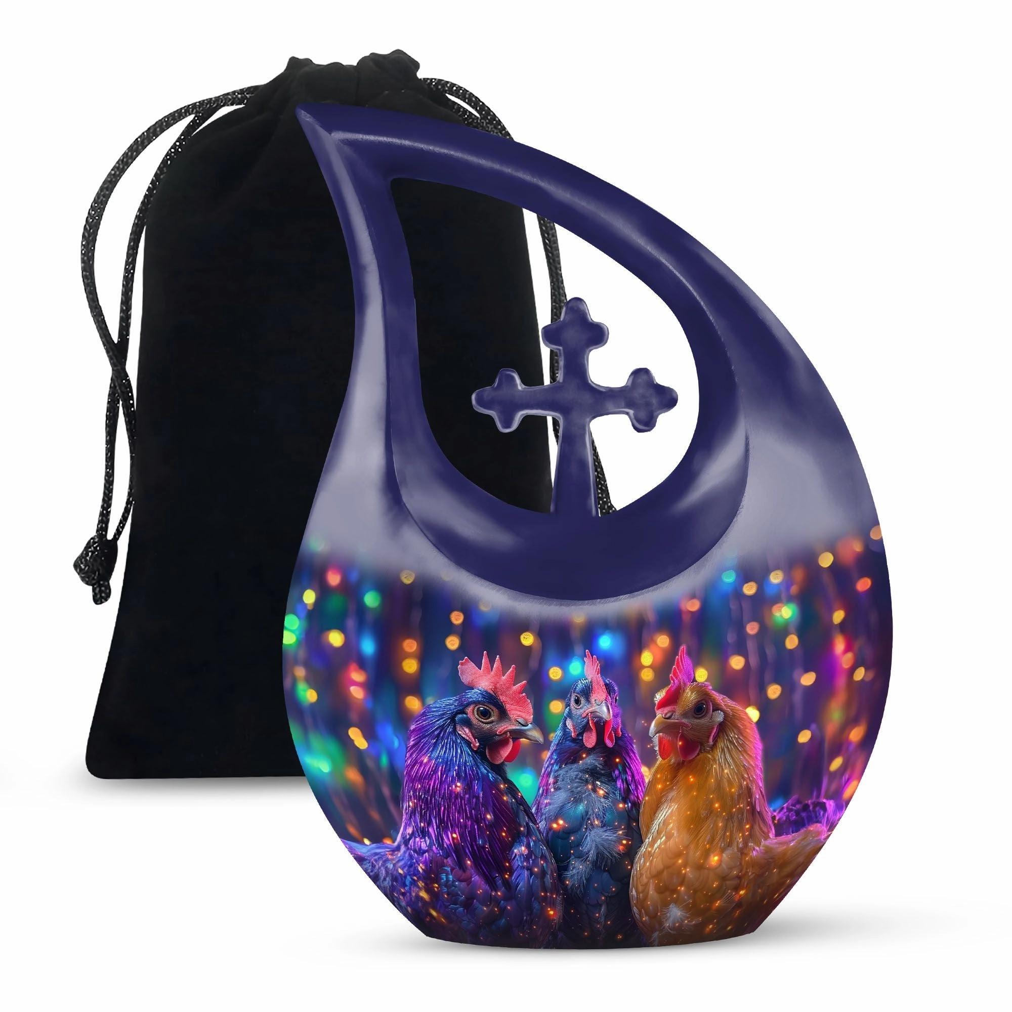 Chicken Merciful Rest Affordable Memorial funeral urn for ashes