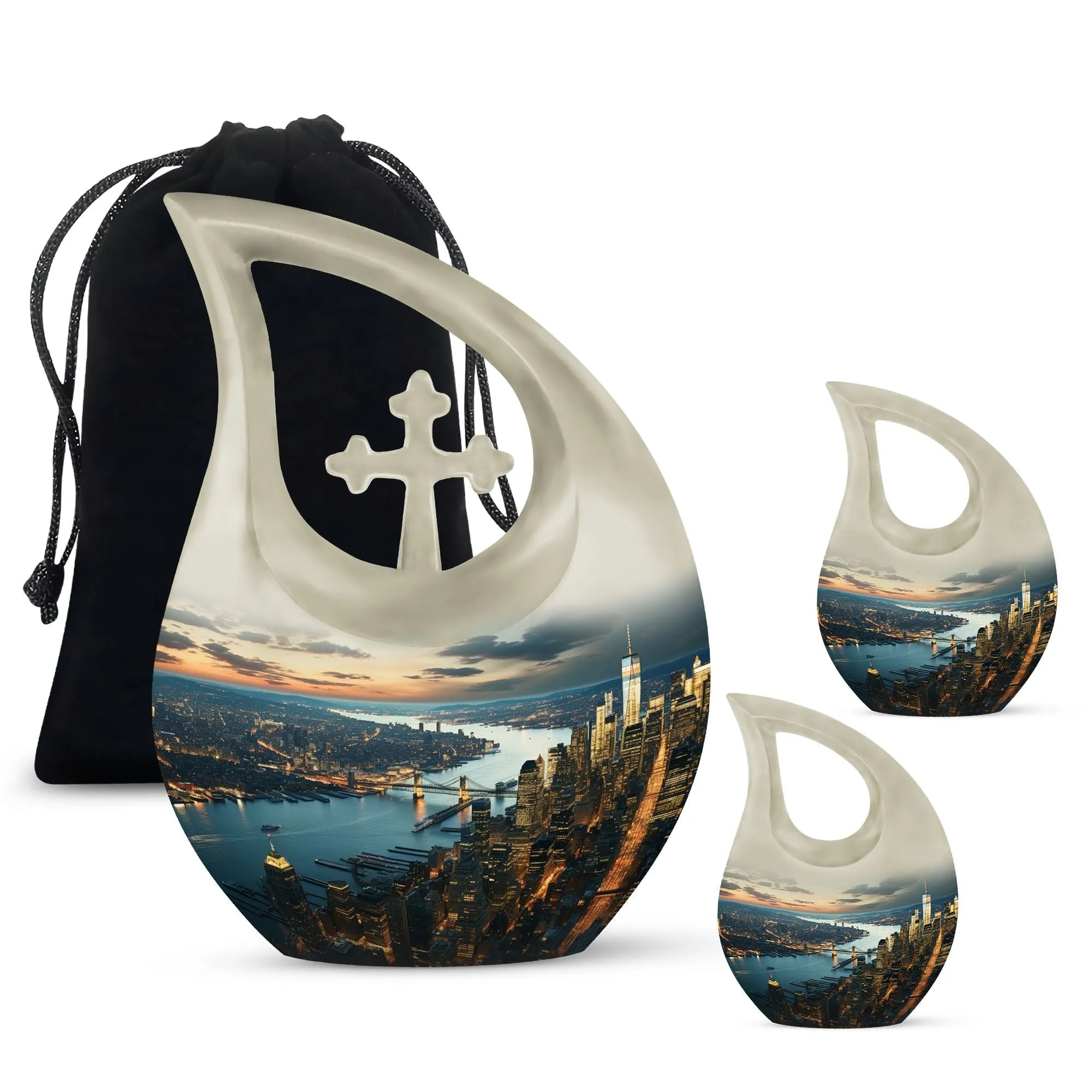 Cityscape Urn for Ashes| Cremation Urn For Ashes