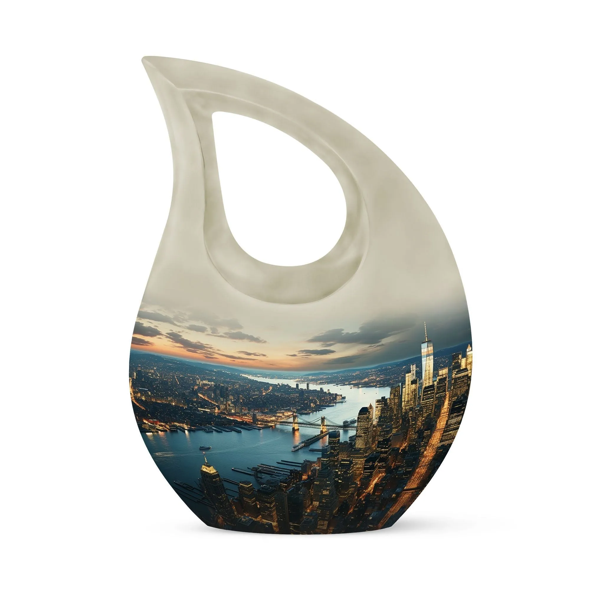 Cityscape Urn for Ashes| Cremation Urn For Ashes