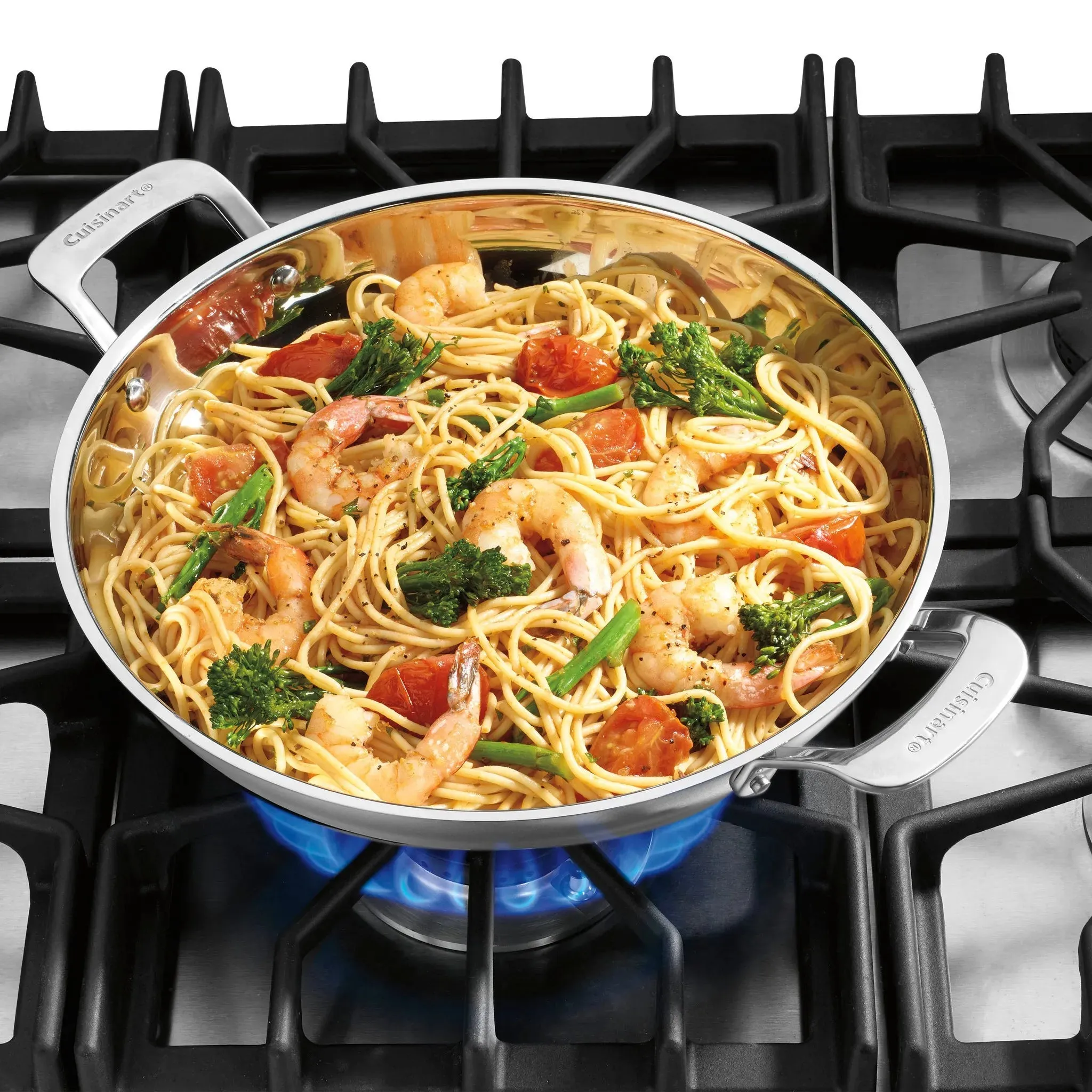Classic 12" Stainless Steel Everyday Pan with Cover