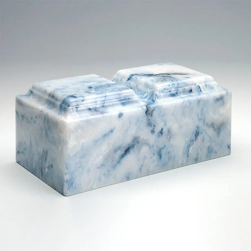 Classic Cultured Onyx Urn in Sapphire Blue