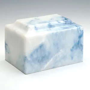 Classic Cultured Onyx Urn in Sapphire Blue