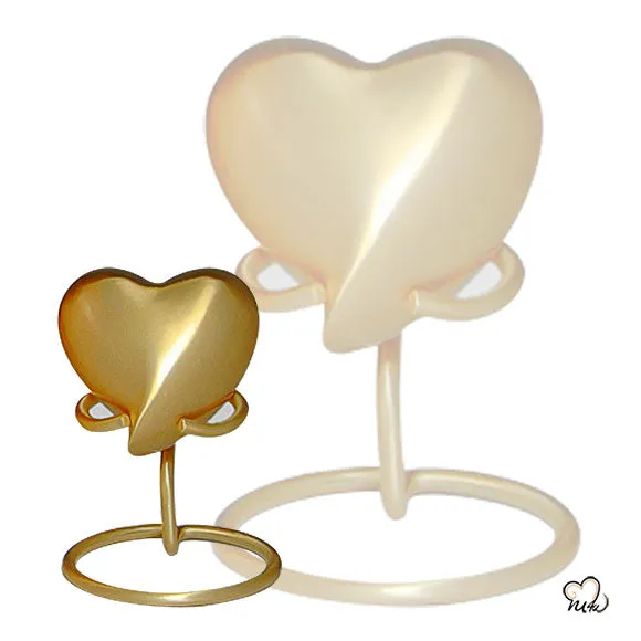 Classic Gold Solid Brass Cremation Memorial Urn