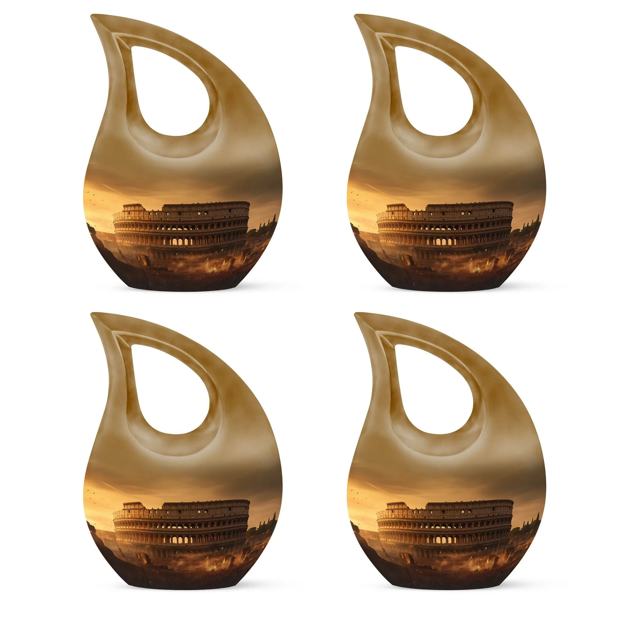 Colosseum Urn - Compact Memorial Cremation Urn