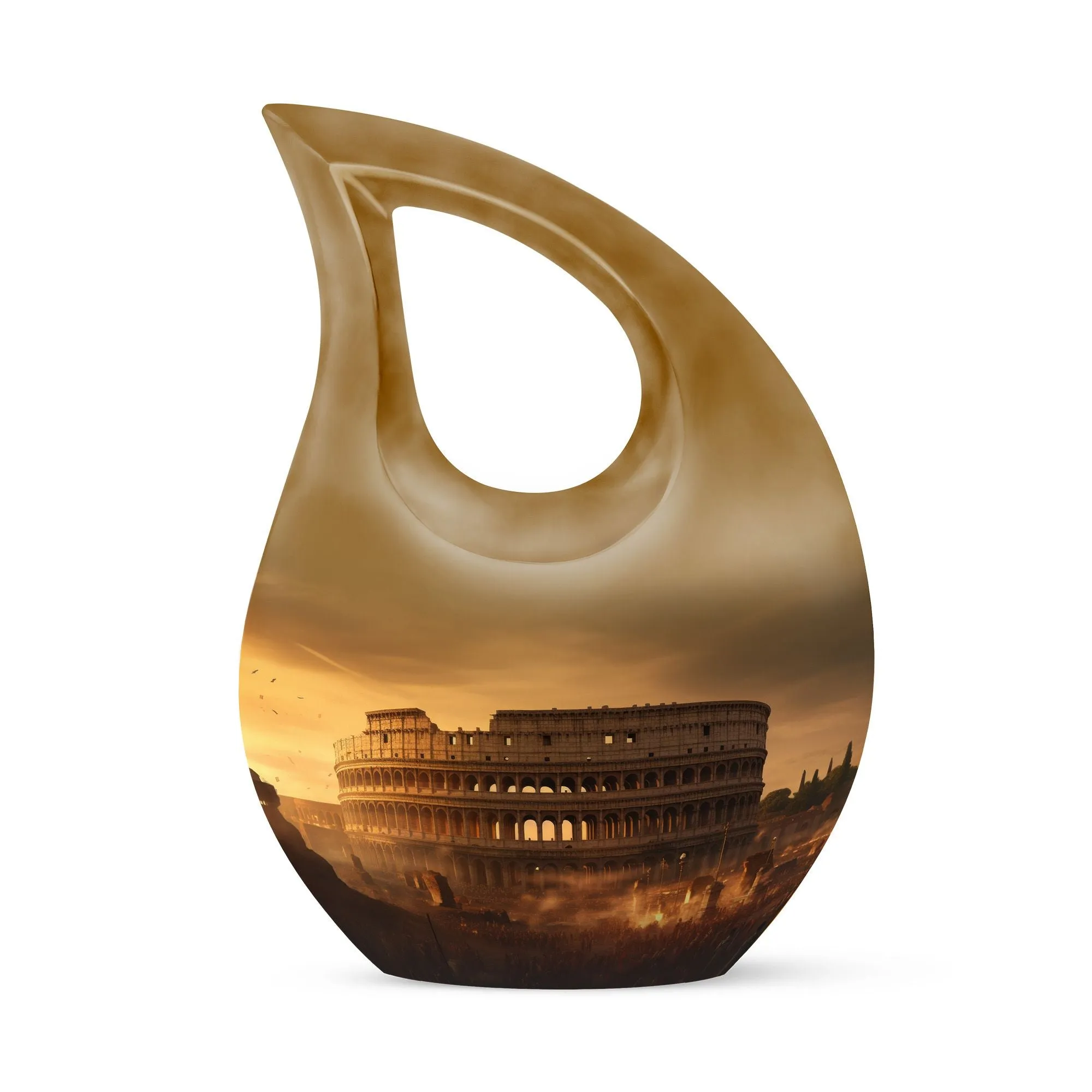 Colosseum Urn - Compact Memorial Cremation Urn