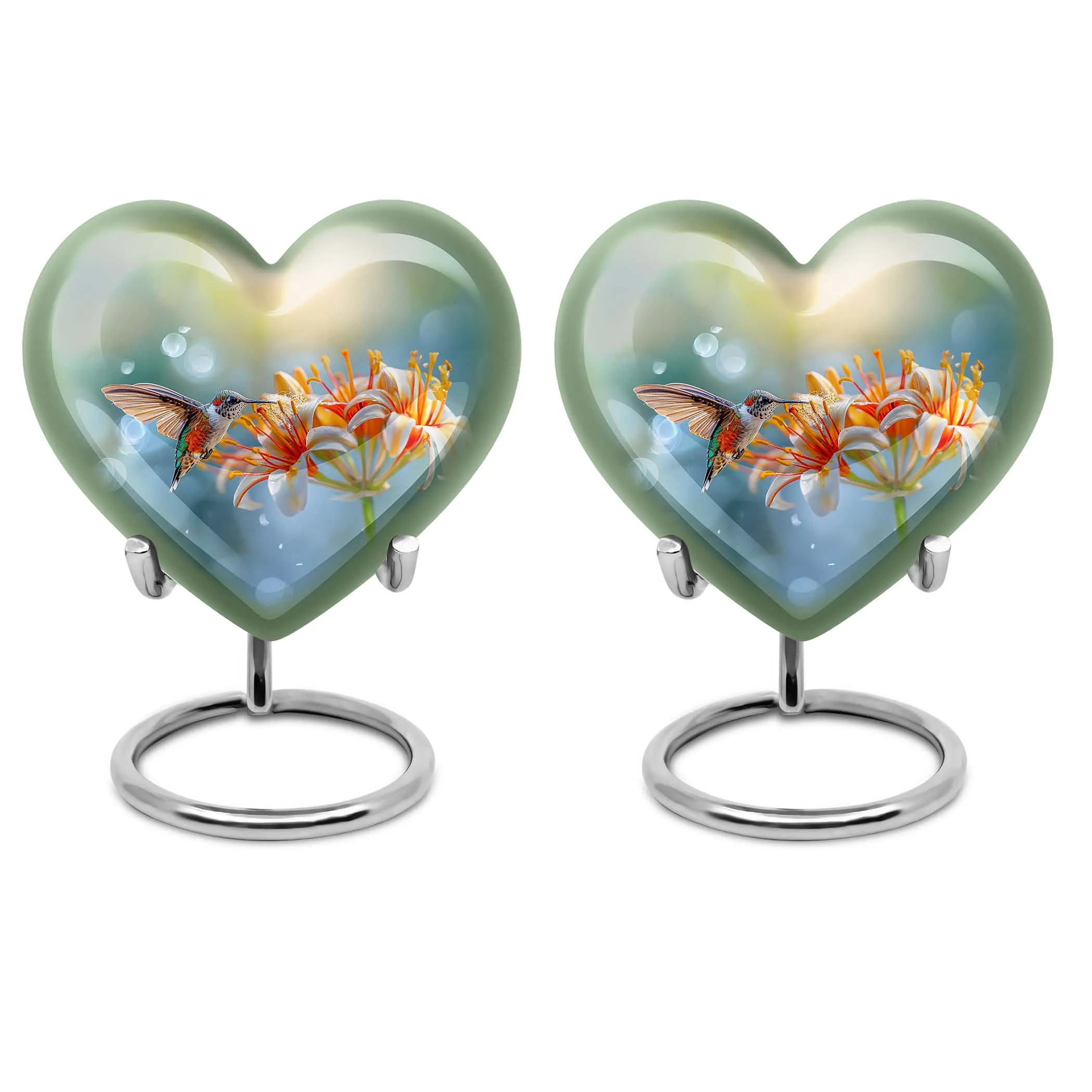 Comfort Hummingbird Cremation Urn - Serene Rest Ash Chamber