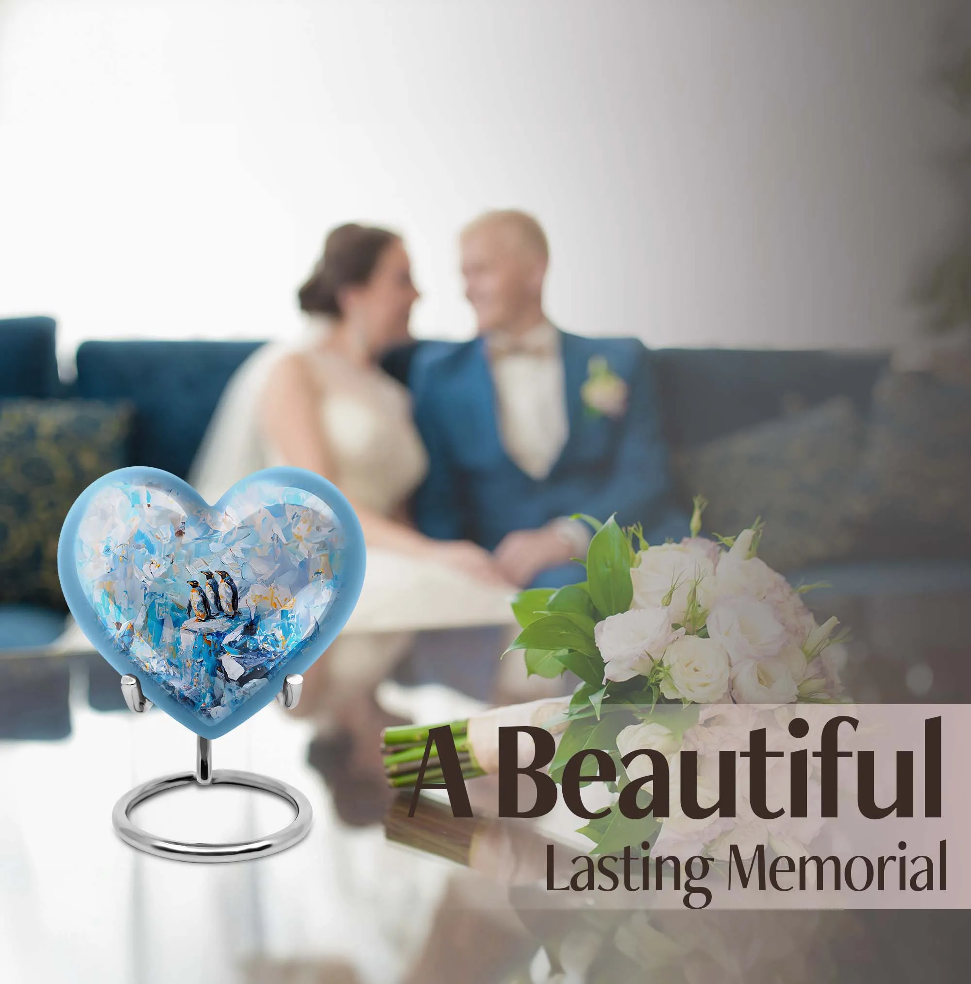 Commemoration Urn,  Cherished Souvenir for Male Departed Spirits