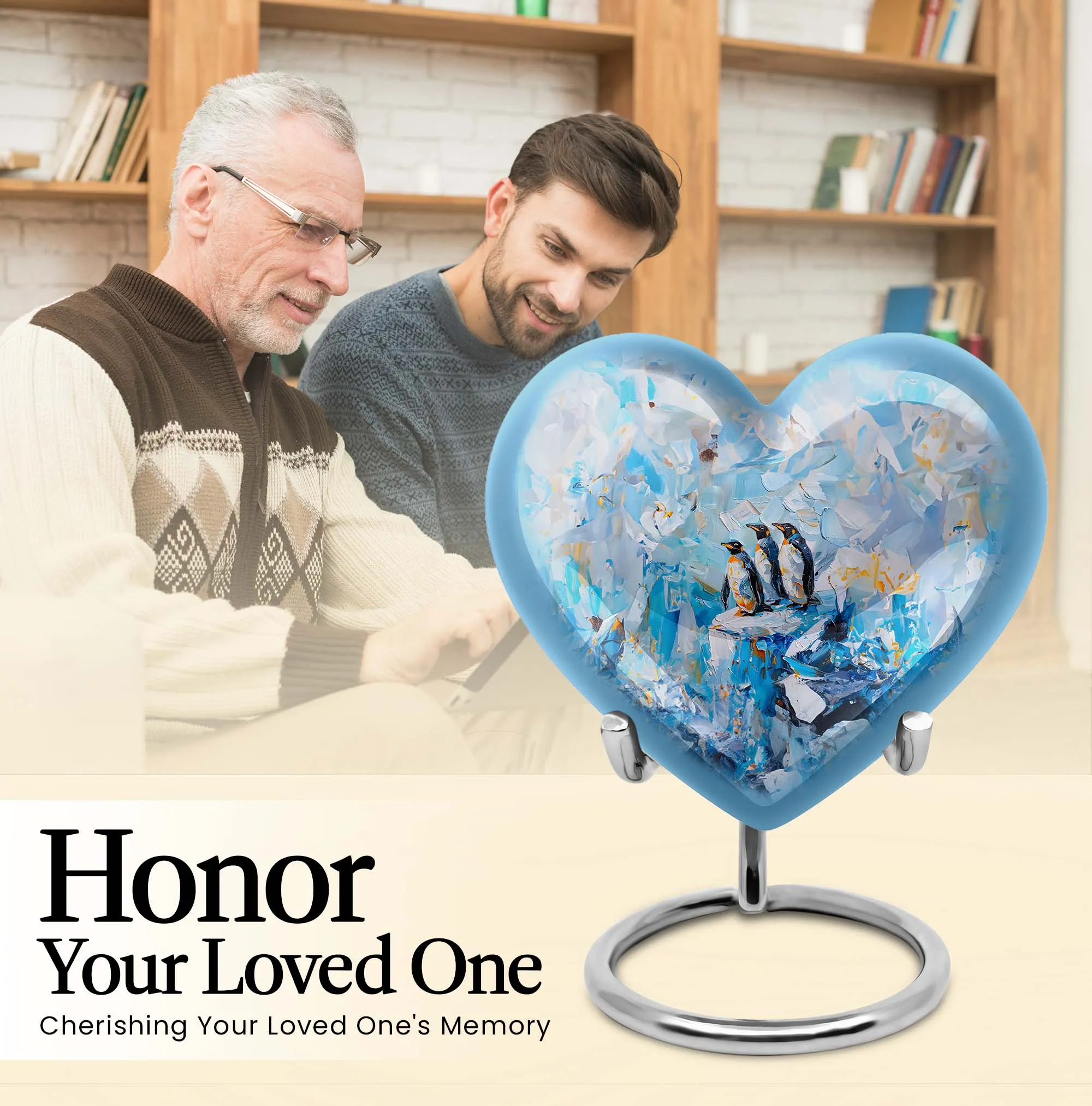 Commemoration Urn,  Cherished Souvenir for Male Departed Spirits