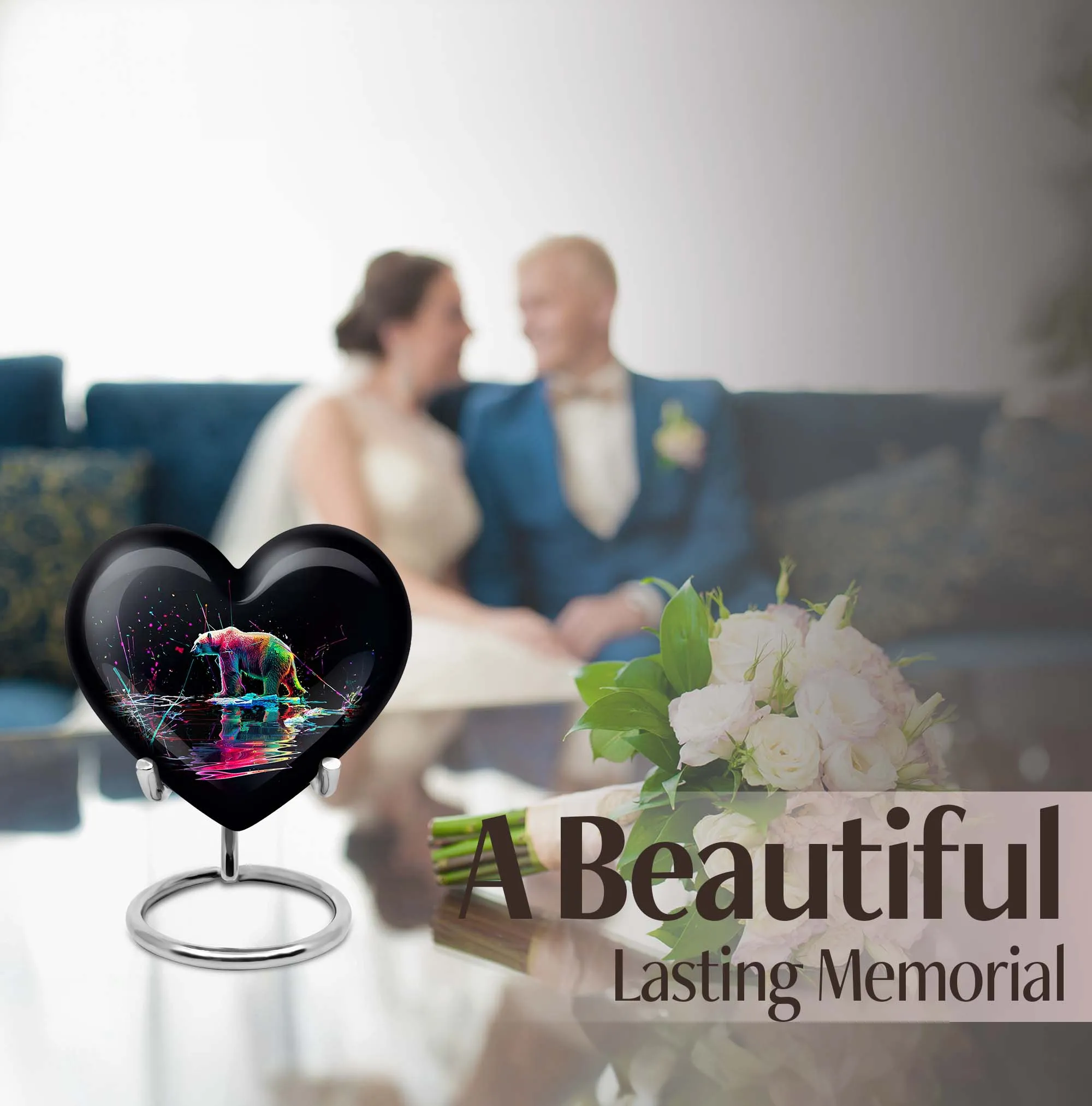Commemorative Affection Bear Urn: Noteworthy Cremation Repository