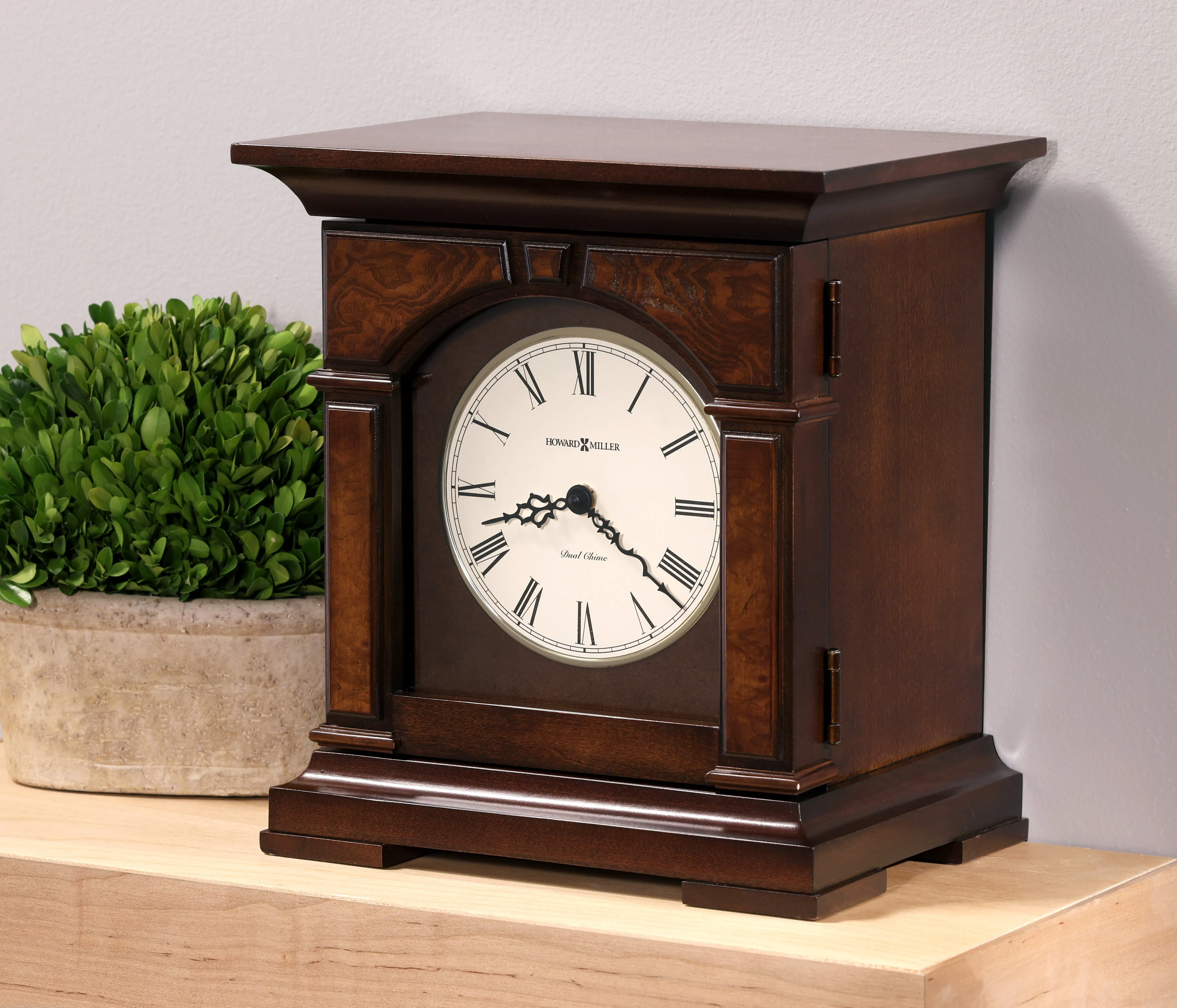 Continuum III Clock Wood Urn