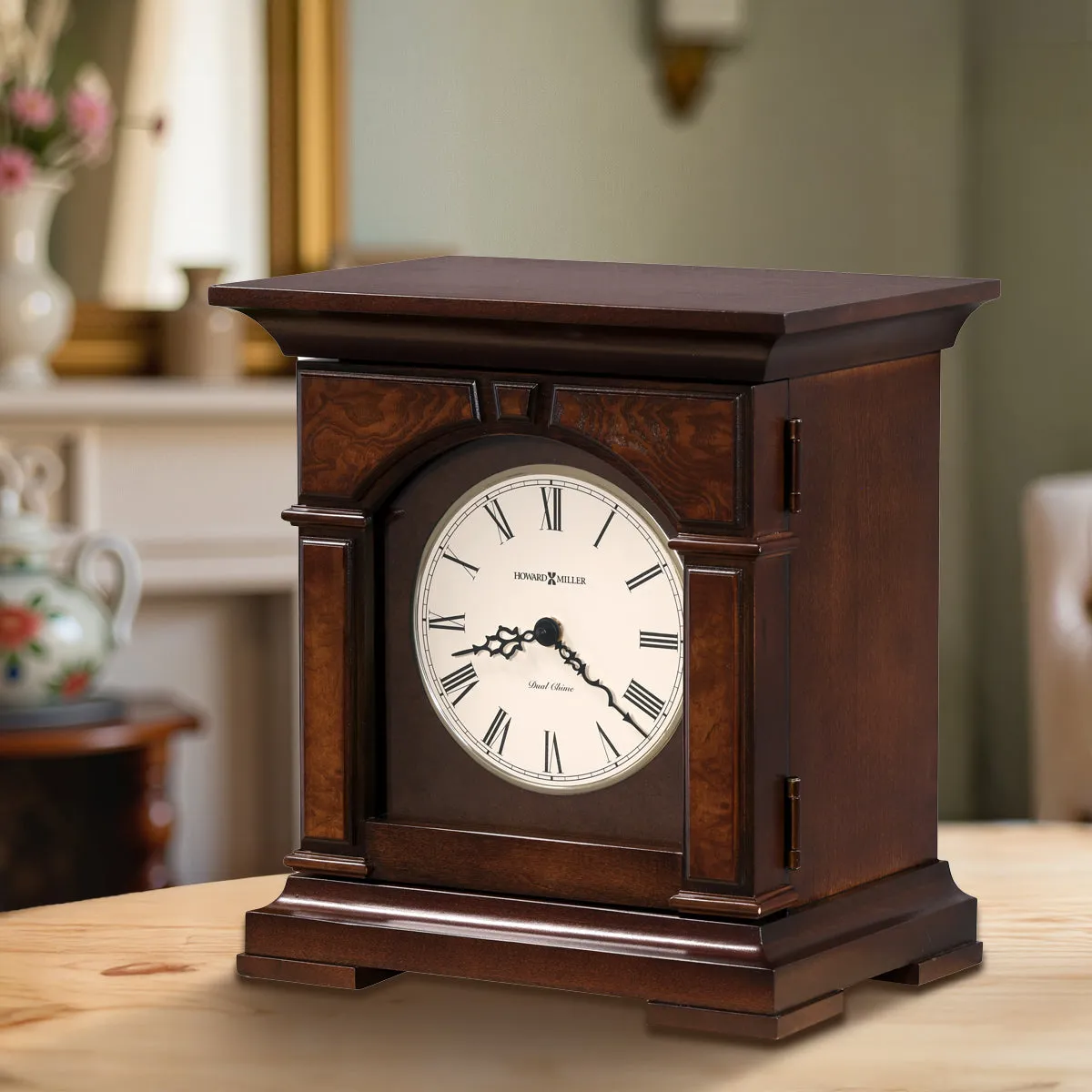 Continuum III Clock Wood Urn