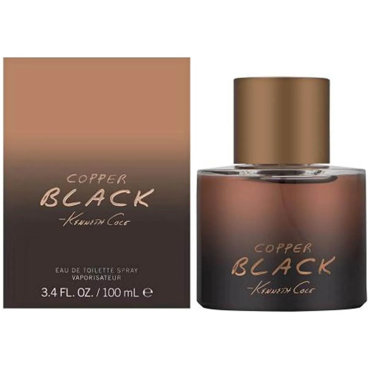 COPPER BLACK by Kenneth Cole cologne for Men 3.3 / 3.4 oz New in Box