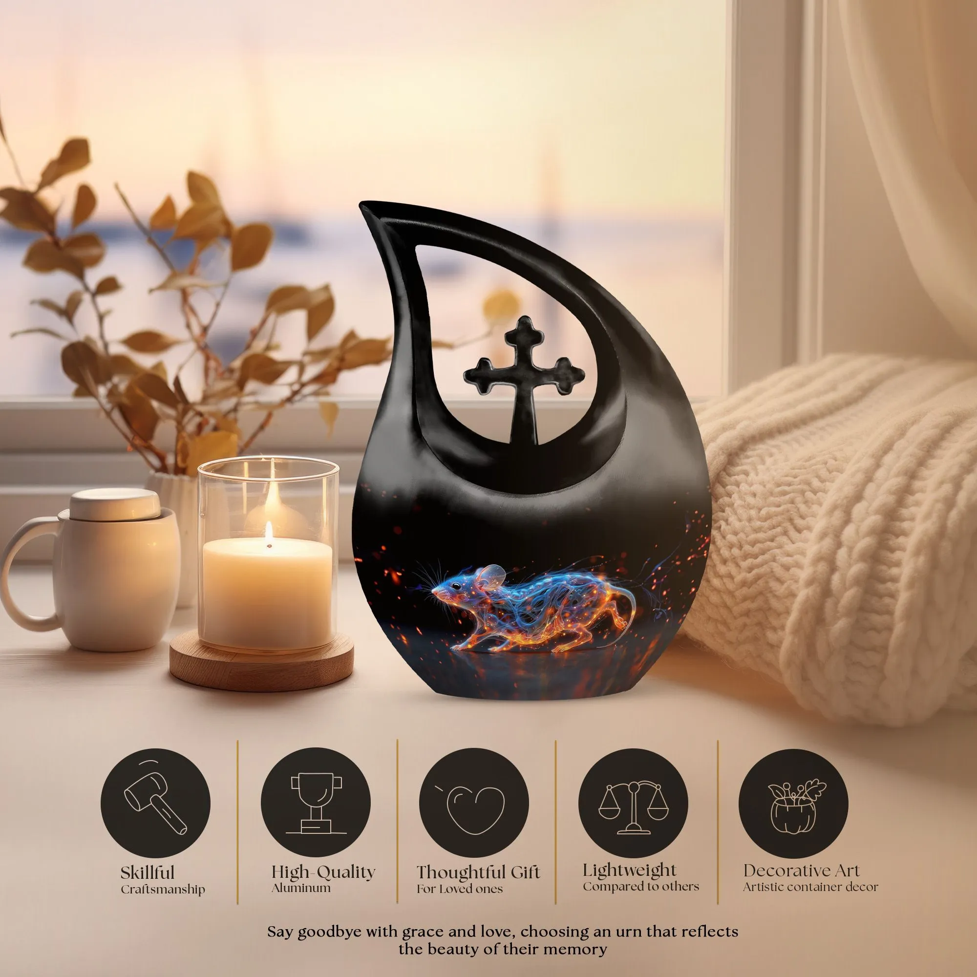 Cosmic Ember Memorial Keepsake Yearning Peace Urn