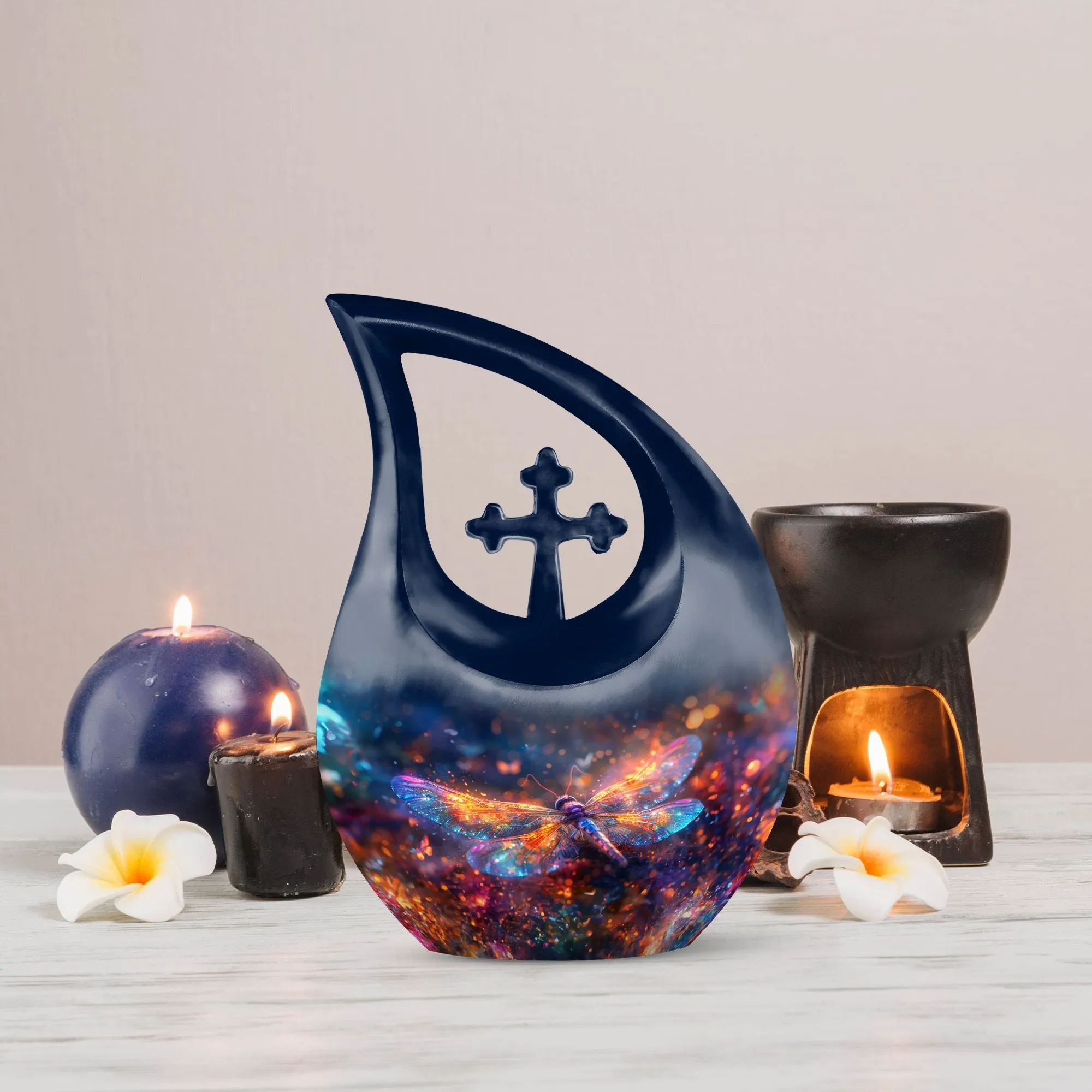 Cosmic Shimmer Wings Memorial Keepsake Personalized Urn