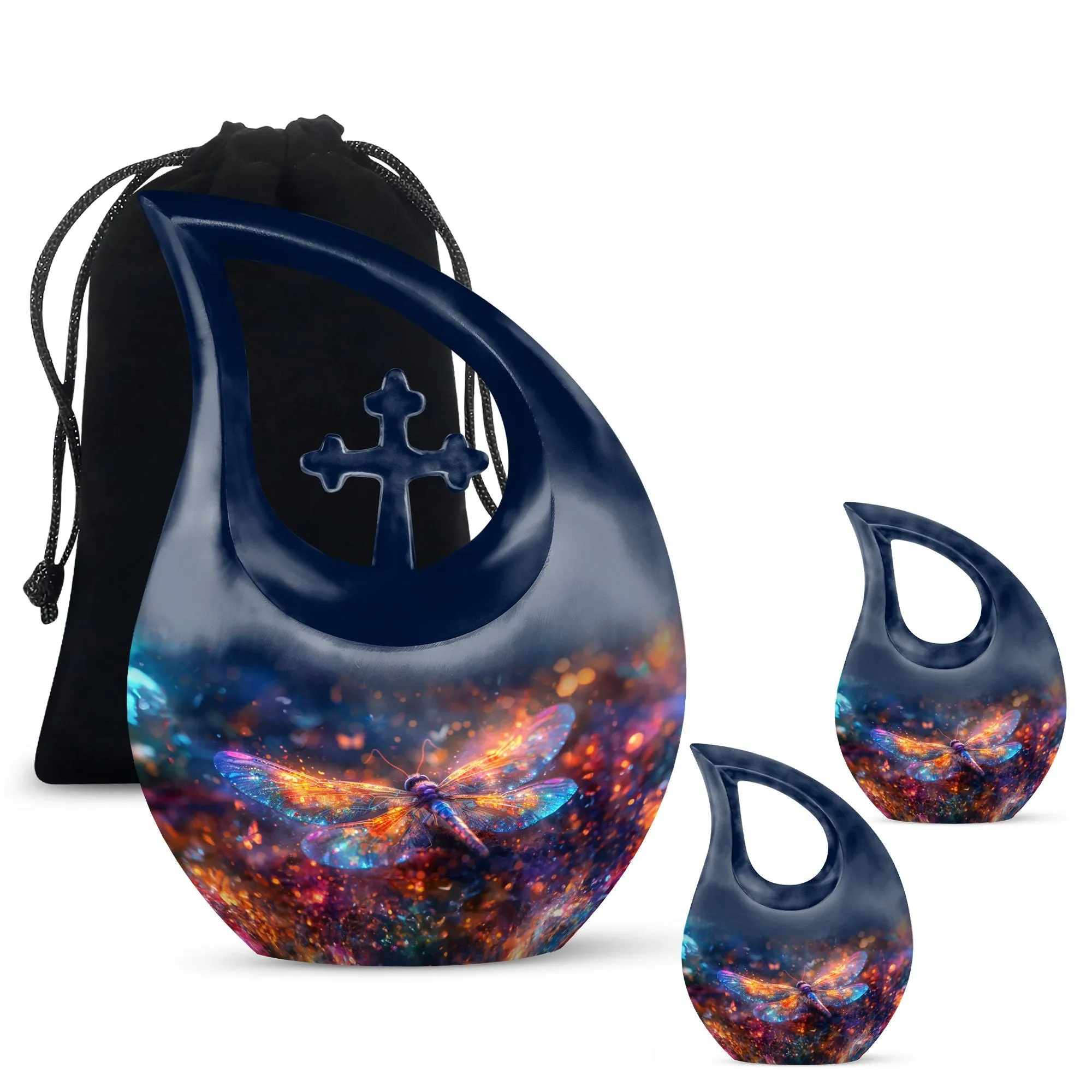 Cosmic Shimmer Wings Memorial Keepsake Personalized Urn
