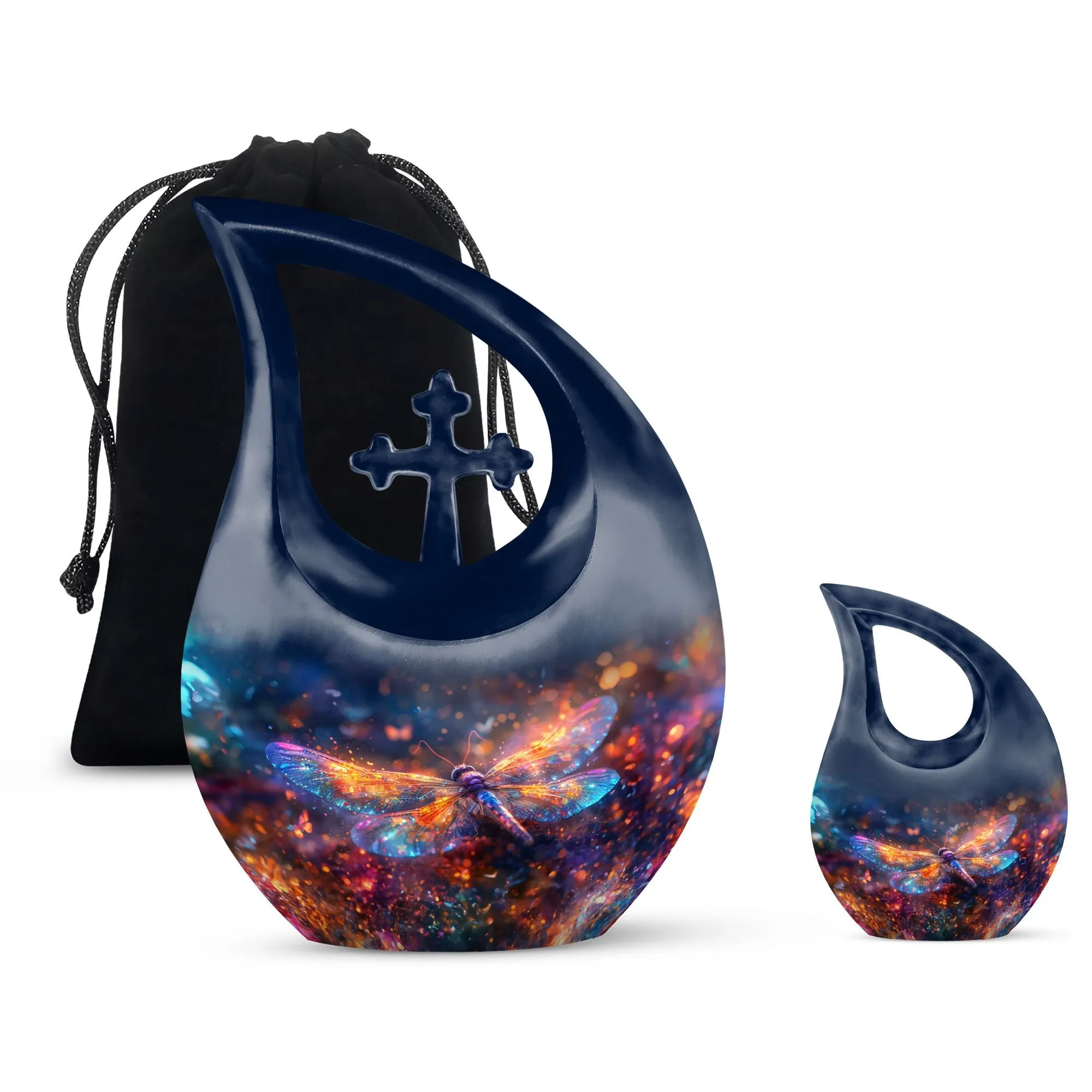 Cosmic Shimmer Wings Memorial Keepsake Personalized Urn