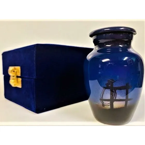 Cowboy Farewell Adult Cremation Urn | Celebrating the life of a Cowboy