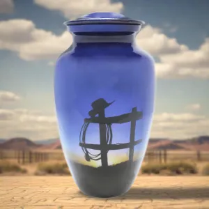 Cowboy Farewell Adult Cremation Urn | Celebrating the life of a Cowboy