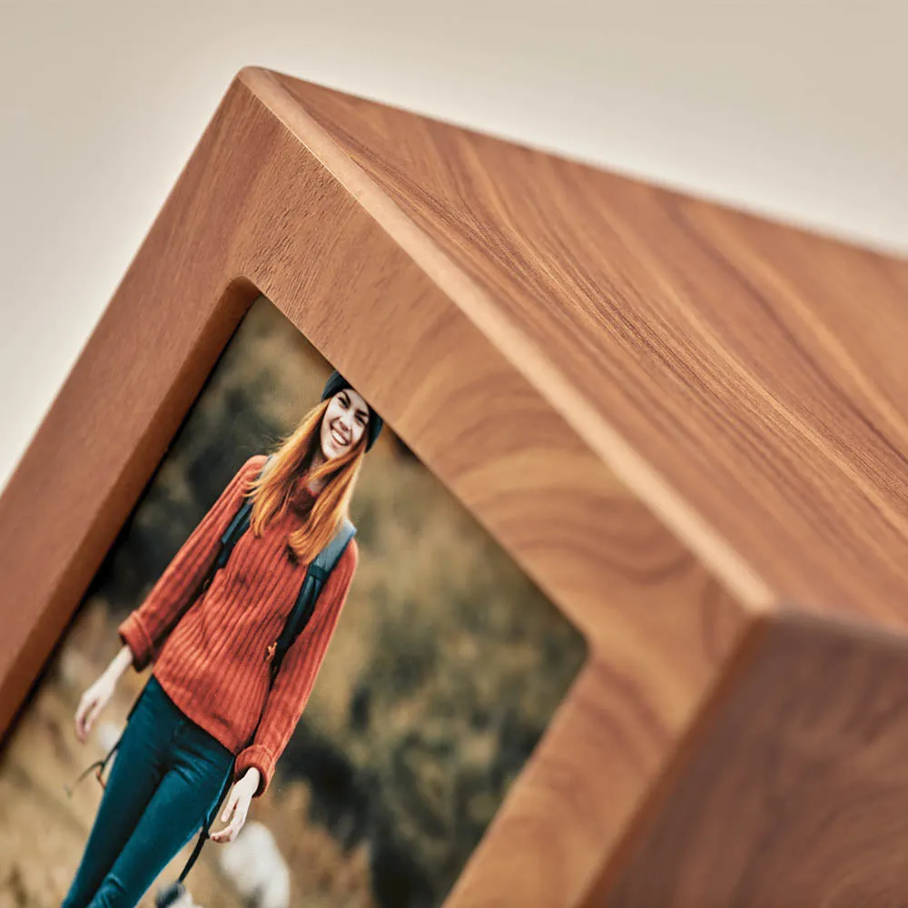 Cremation Photo Urn in Natural MDF