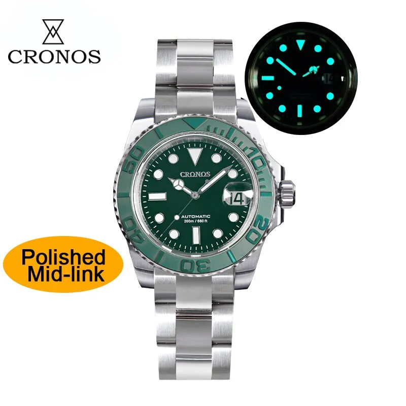 Cronos 2.5x Water Ghost Sub Dive Watch L6018