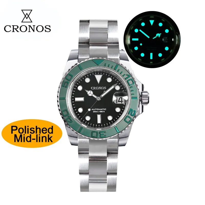 Cronos 2.5x Water Ghost Sub Dive Watch L6018