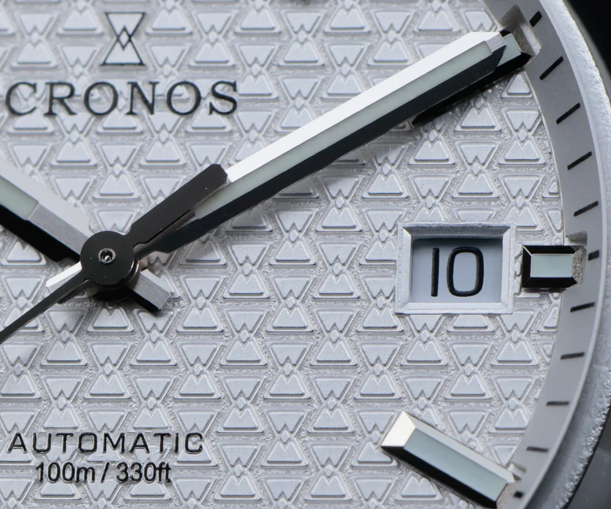 Cronos 39mm Hourglass Dial PT5000 Men Watch L6028