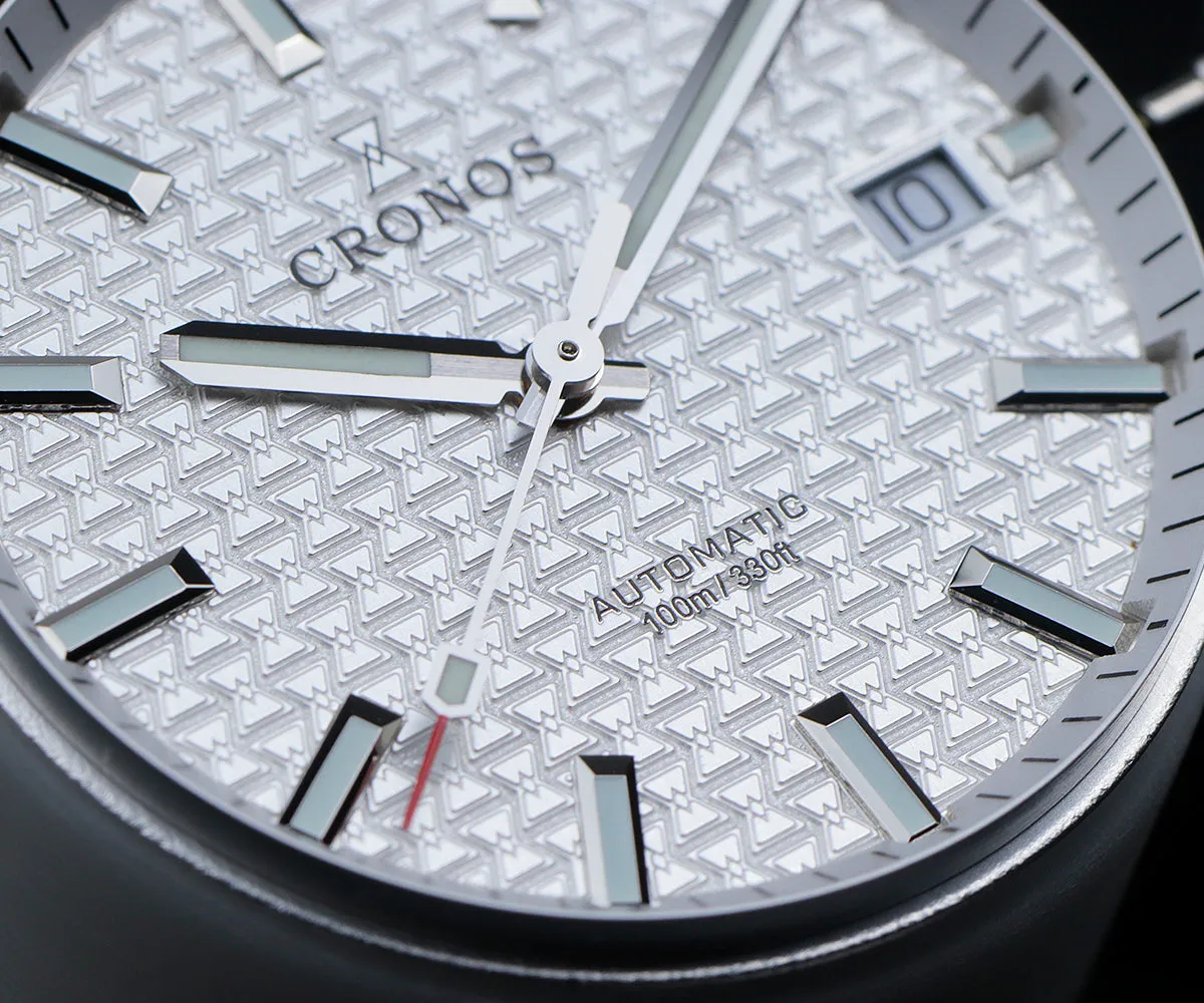 Cronos 39mm Hourglass Dial PT5000 Men Watch L6028