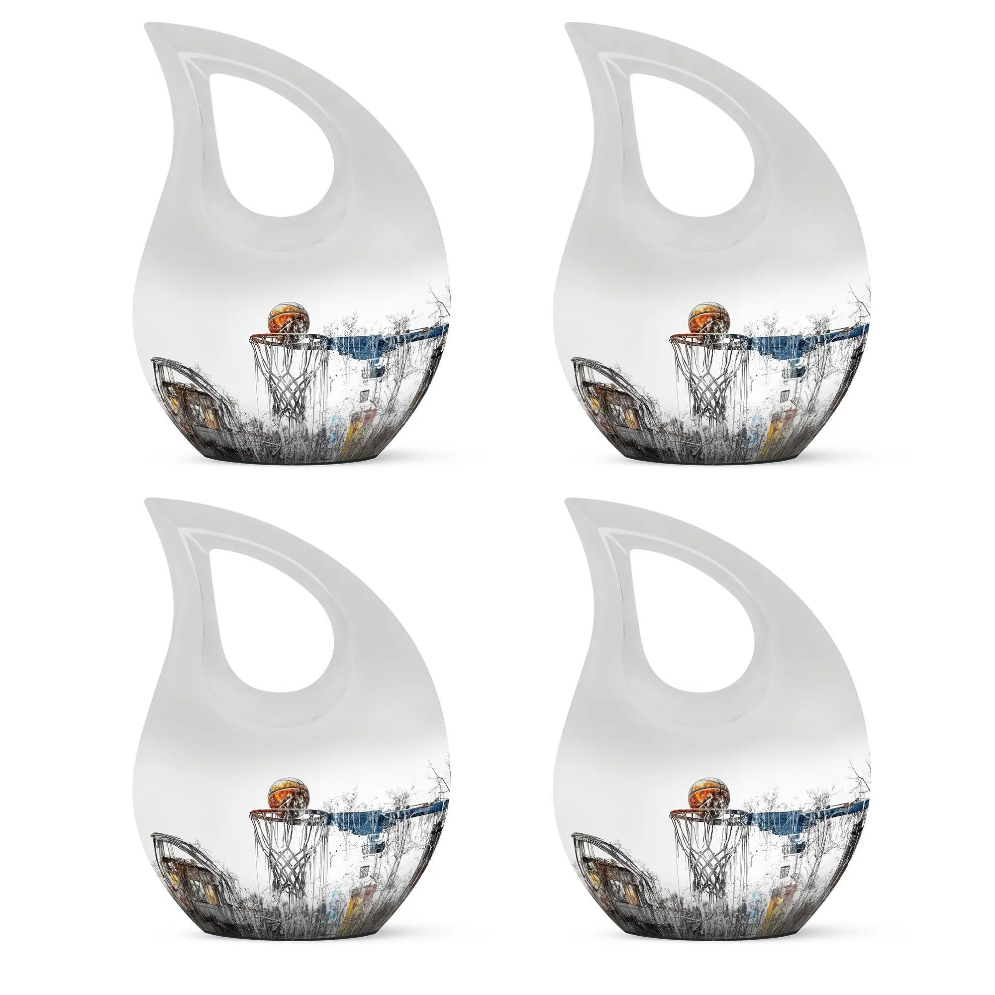 Cross Drop Basketball Urn: A Personalized Memorial Solution