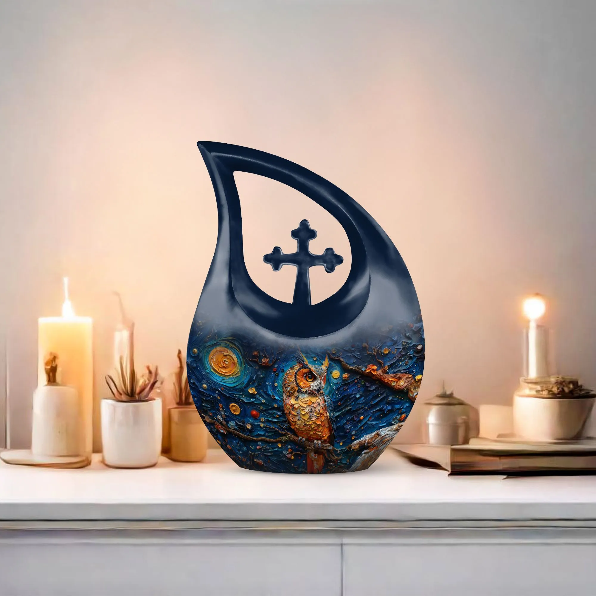 Custom and Personalized Owl Urn - A Tribute For Your Cherished Mom