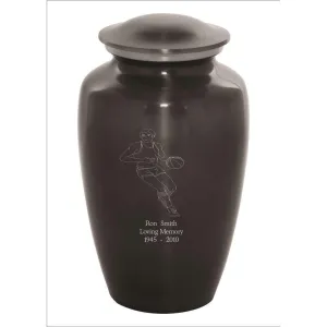 Custom Engraved Basketball Sports Urn