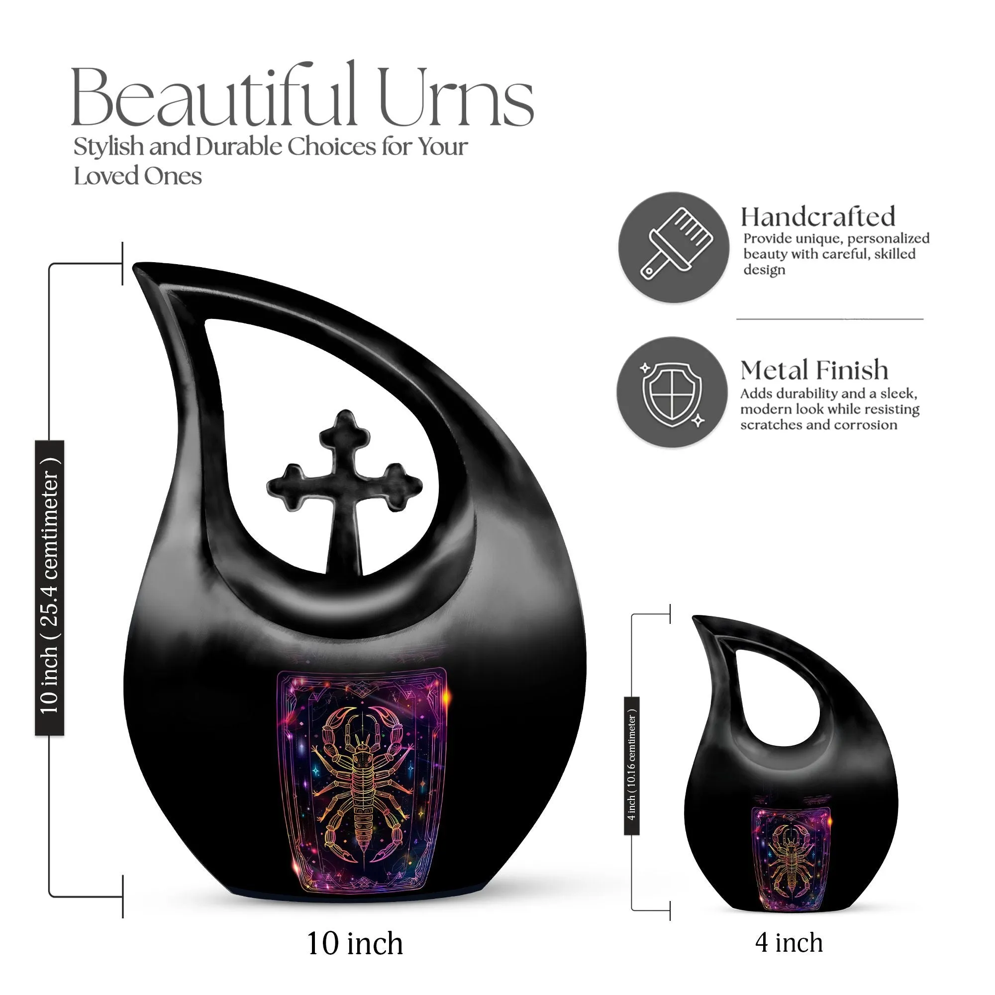 Custom Zodiac Memorial Urn: Personalized Keepsake For Ashes
