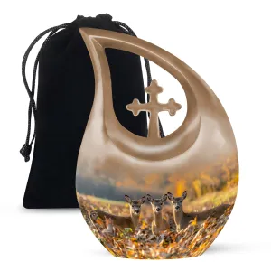 Deer Cremation Urn- Custom Cremation Urn For Human Ashes