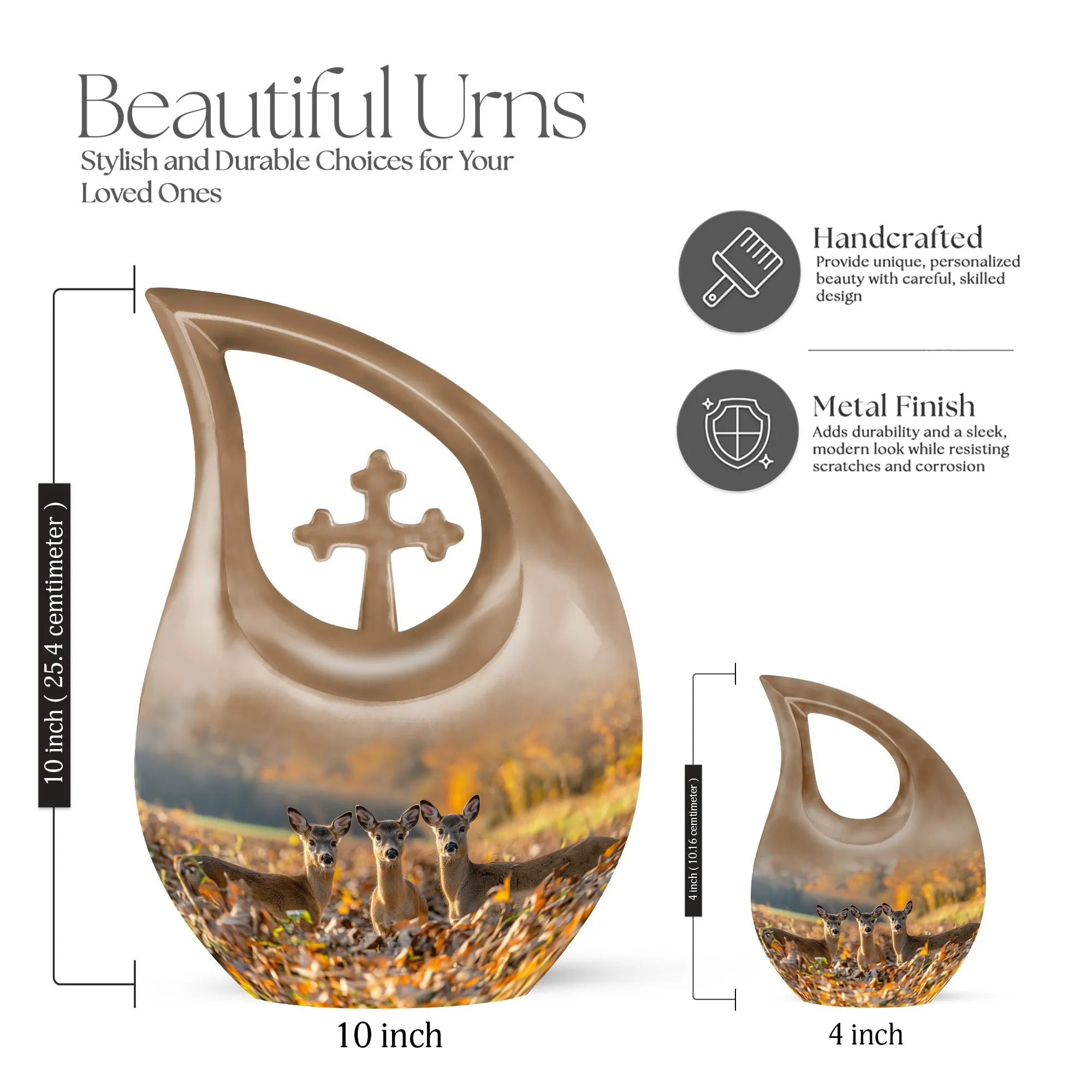 Deer Cremation Urn- Custom Cremation Urn For Human Ashes