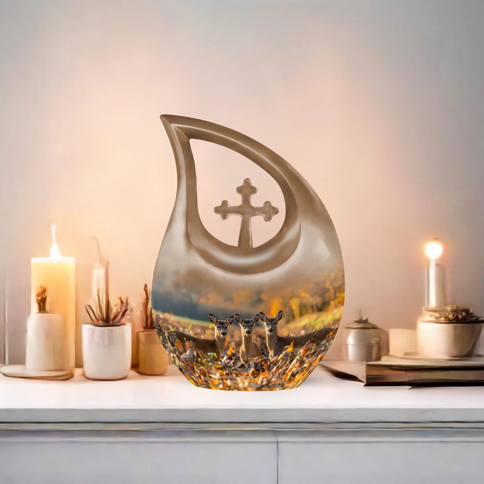 Deer Cremation Urn- Custom Cremation Urn For Human Ashes