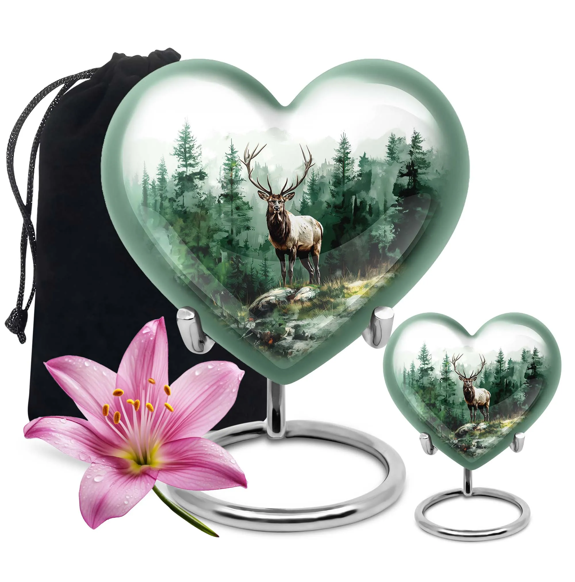Deer Urn - Human Cremation Ash Protector